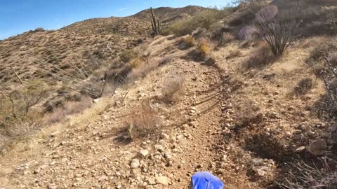 Single track Saturday Arizona dirt bike ride