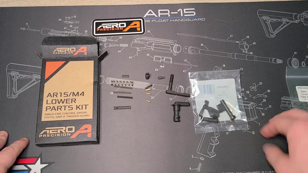 Aero Precision Lower Parts Kit Unboxing