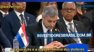 Presidente do Paraguai questiona a democracia de Lula no Brasil e Maduro na Venezuela Ditadura