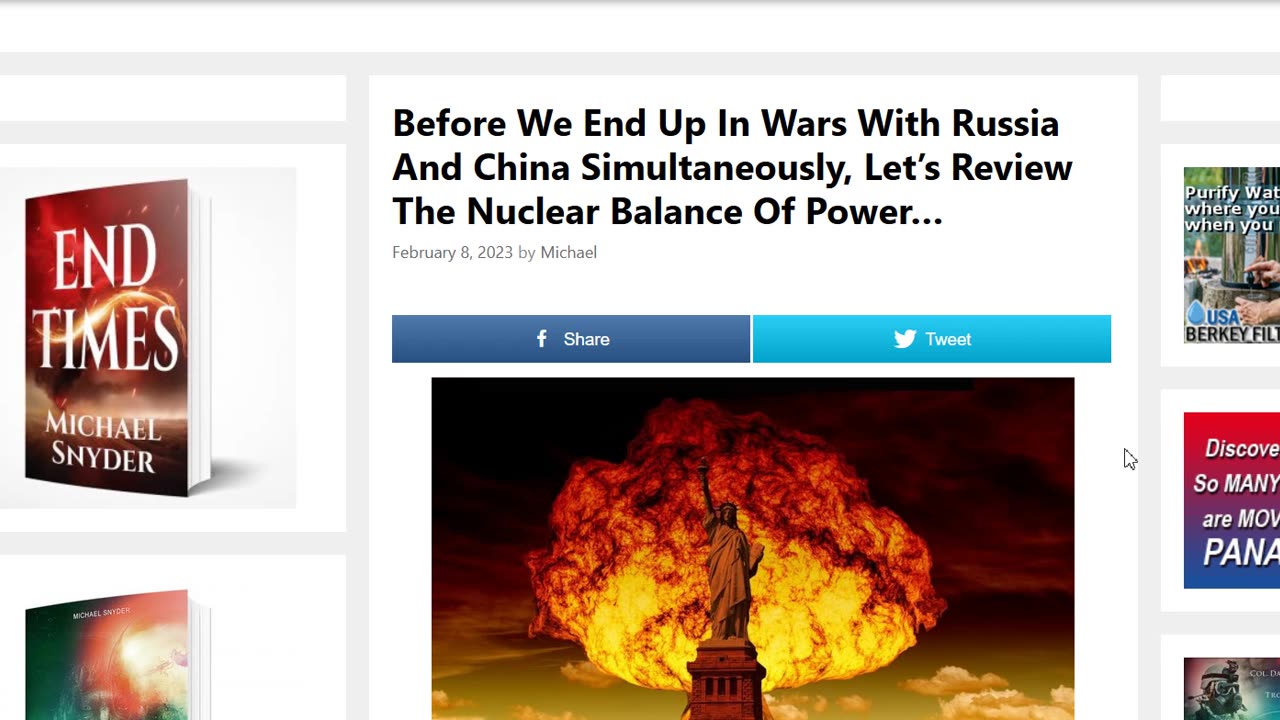 The World is Looking Over the Edge of the Abyss