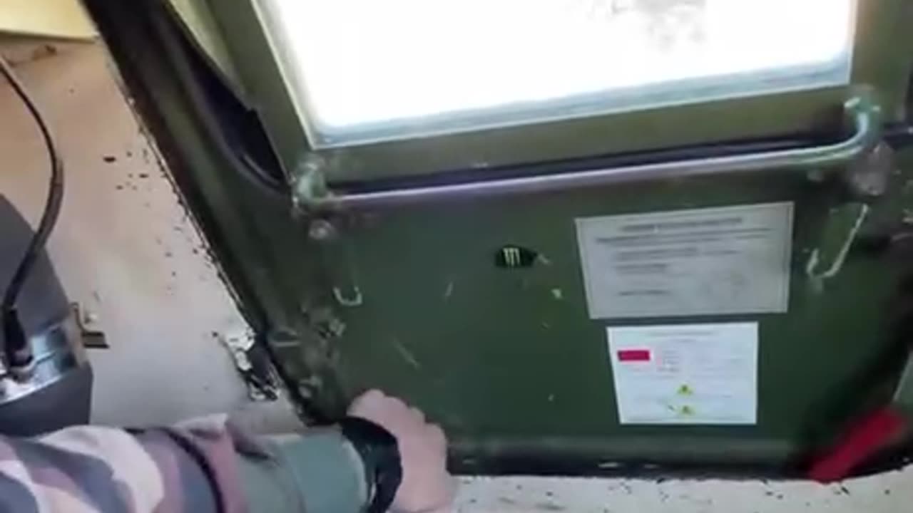 French armored personnel carrier VAB from the inside