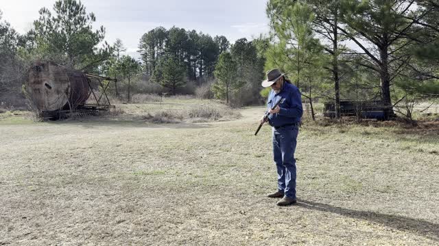 Original Winchester Model 1873 brought back to shooting condition again.