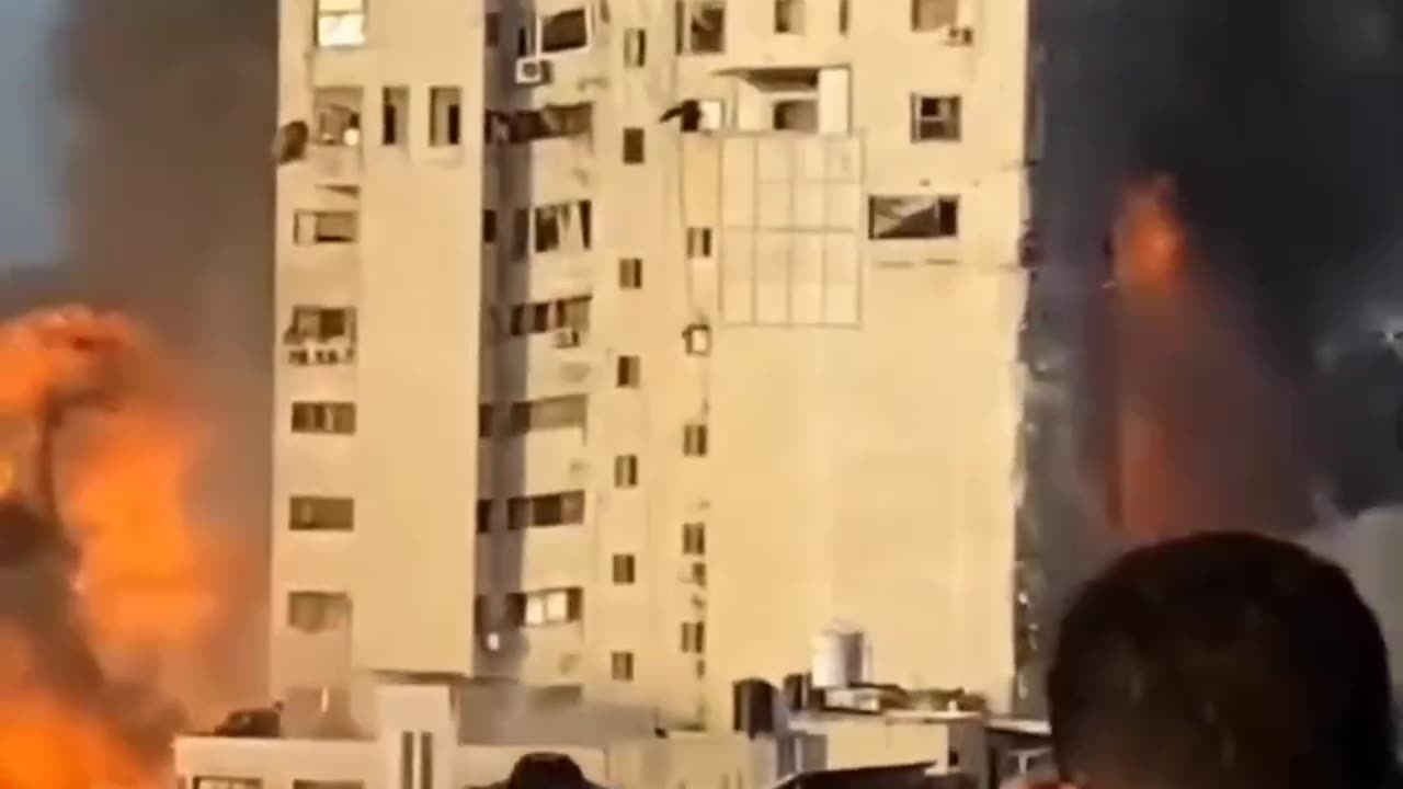 Air Strike Levels a City Block