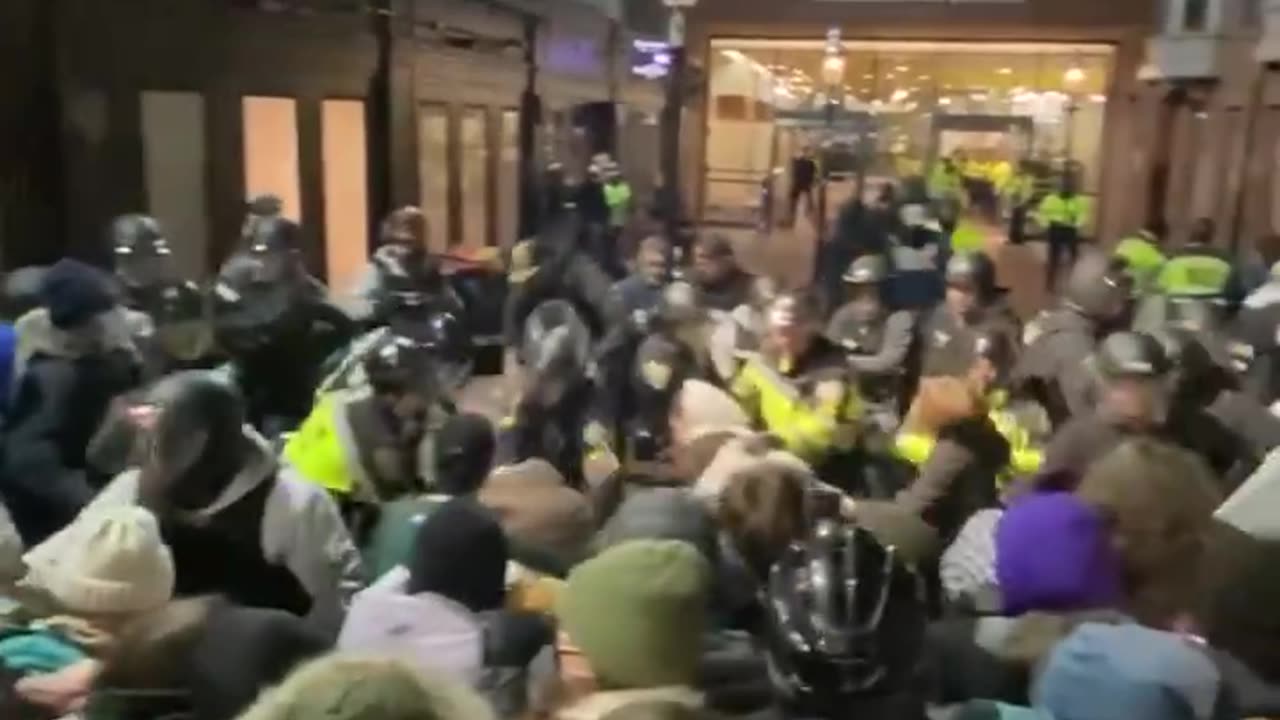 Protest at Emerson College Boston Cleared Out