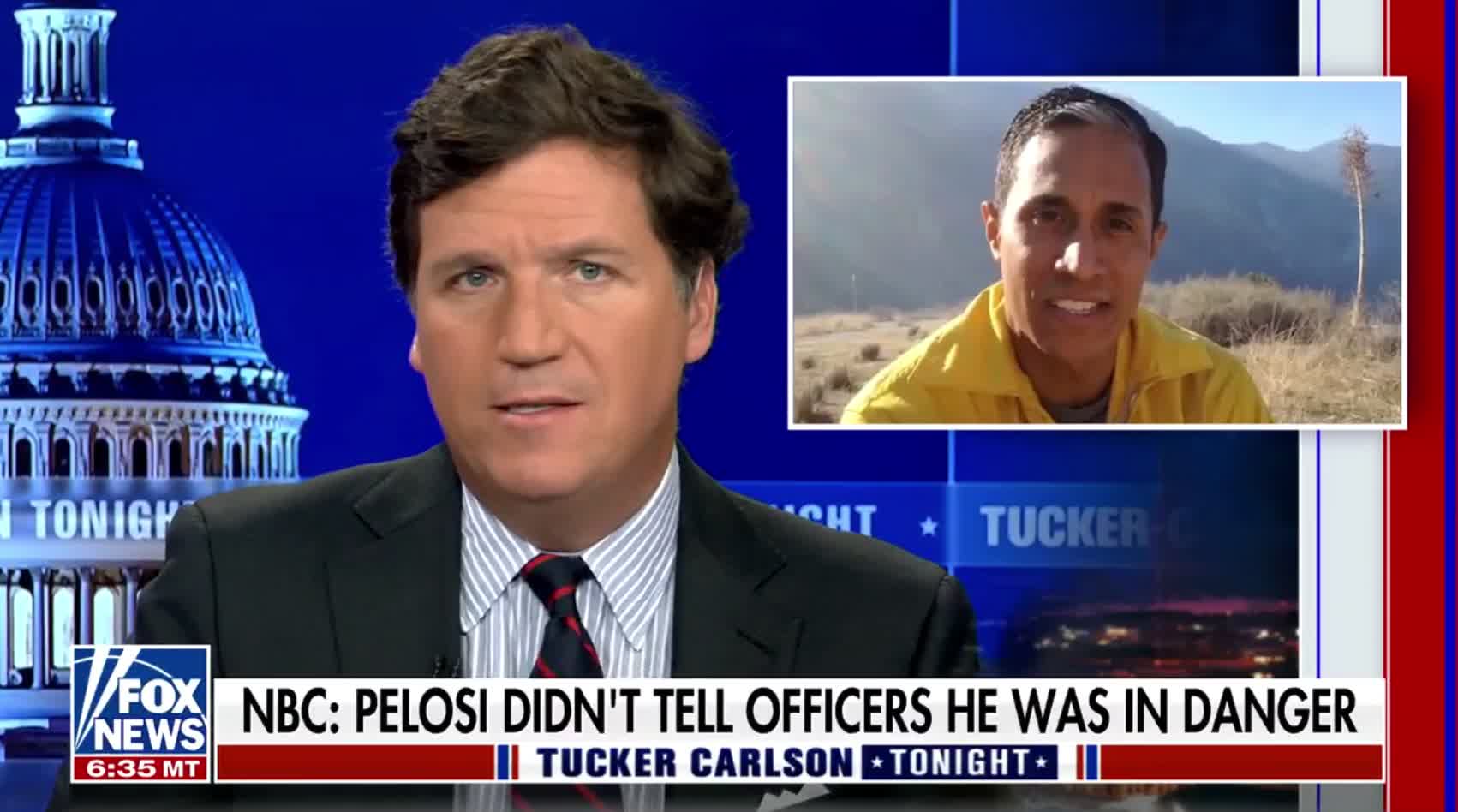 Tucker Carlson says the Paul Pelosi body cam footage "completely vindicates" NBC's Miguel Almaguer.