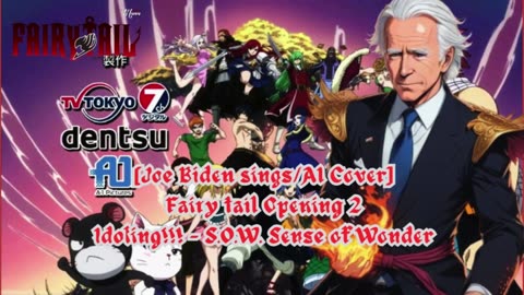 [Joe Biden sings/AI Cover] Fairy tail Opening 2 Idoling!!! - S.O.W. Sense of Wonder