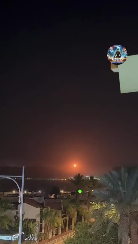 A ballistic missile fired by the Houthis at my home in Eilat is intercepted by an Arrow 3