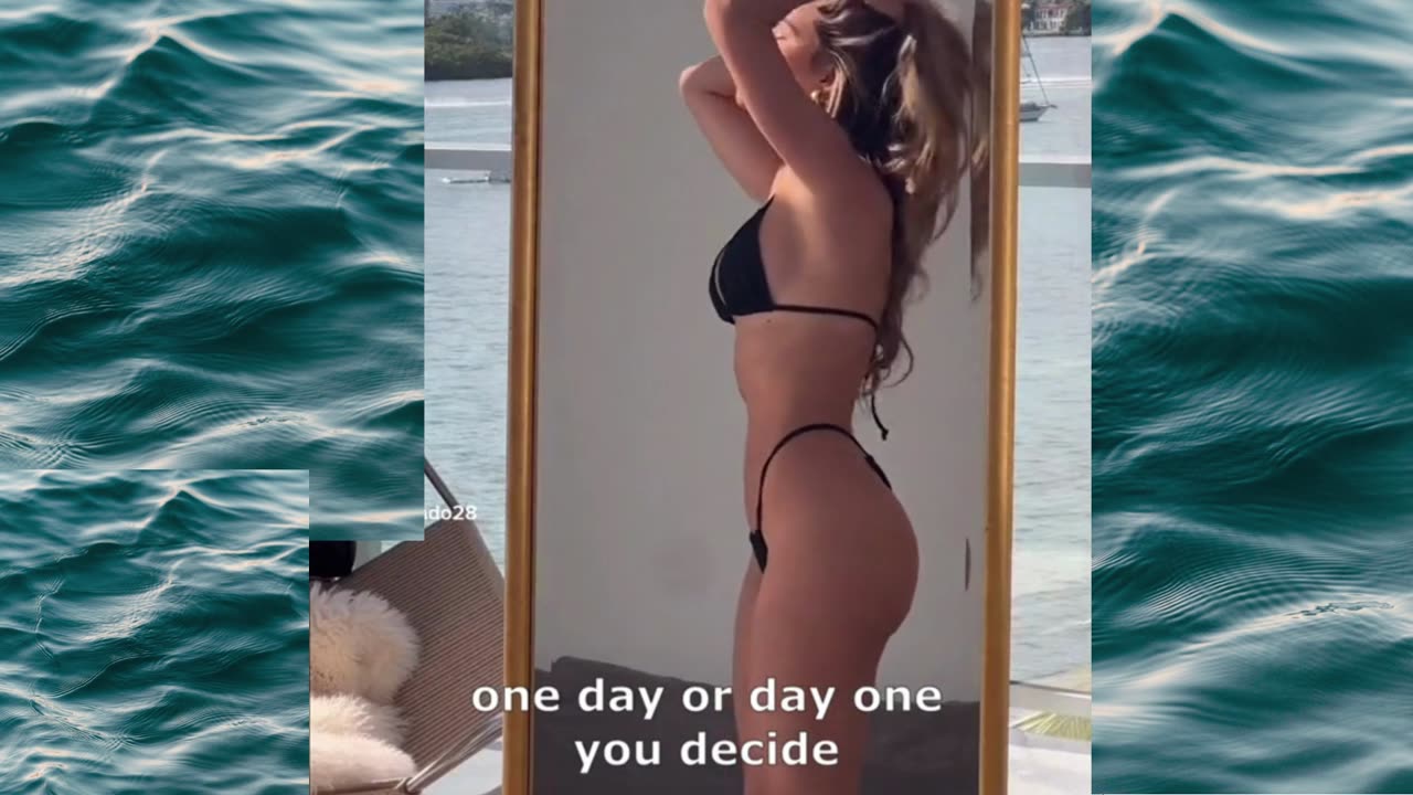 Her looking over at you