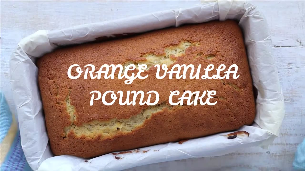 Orange Vanilla Pound Cake _ Simple Cake recipe ideal for beginner bakers _ @cookingwithnimoh