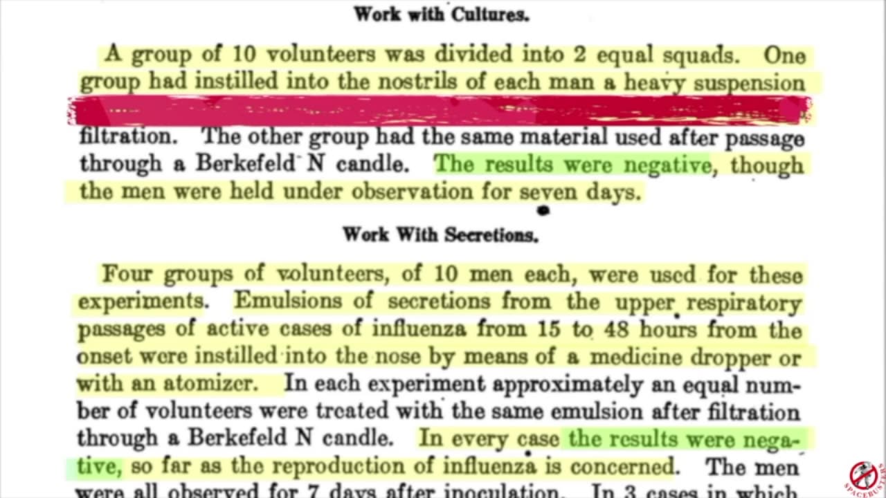 Dr Rosenau influenza experiments.