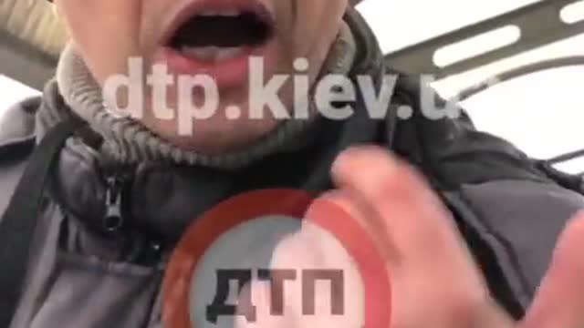 In Kiev, the conductor beat the girl because she spoke Russian