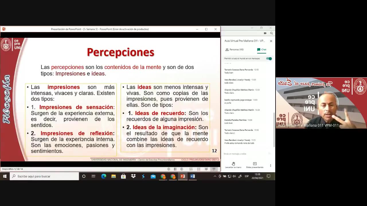 CEPRE UNI 2021 - 2 | SEMANA 05 | FILOSOFÍA