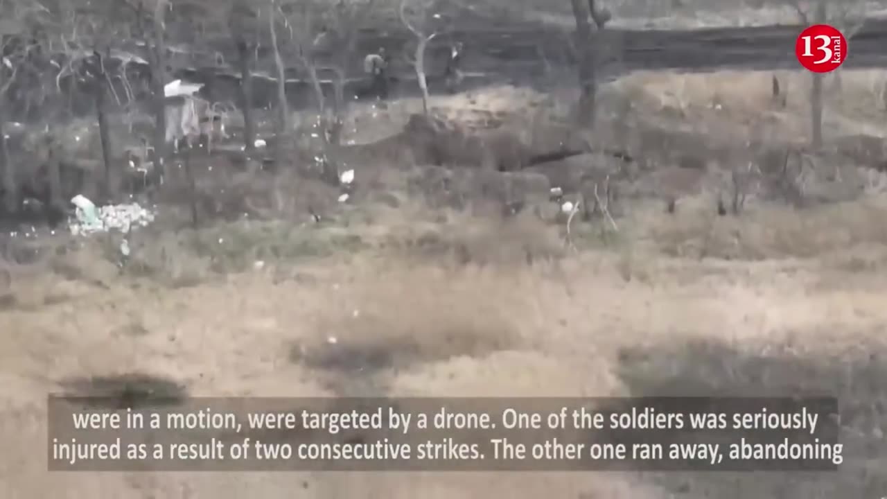 This time, drone renders 2 moving snipers helpless - Russian snipers become targets themselves