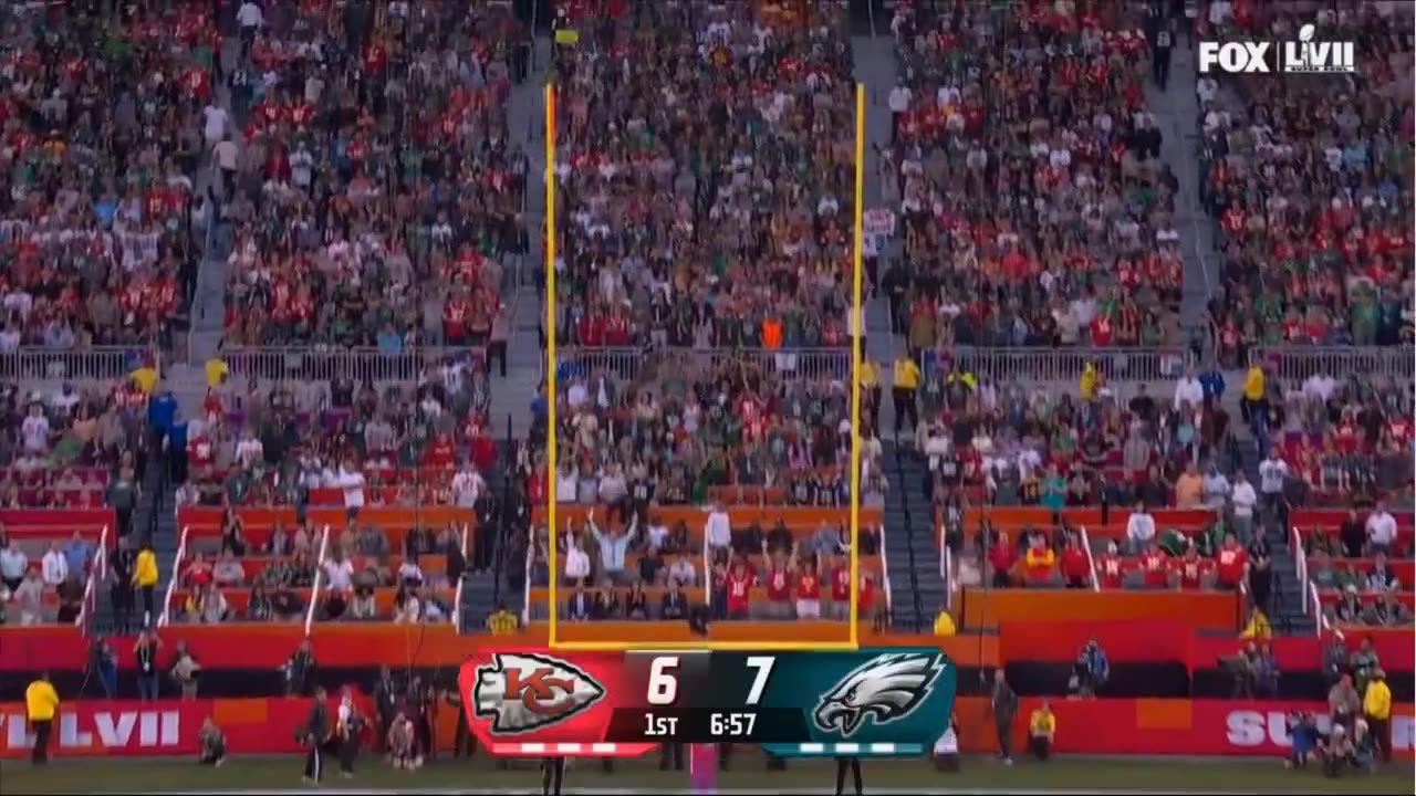 KANSAS CITY CHIEFS VS PHILADELPHIA EAGLES FULL HIGHLIGHTS 1ST QTR. SUPERBOWL 2023.