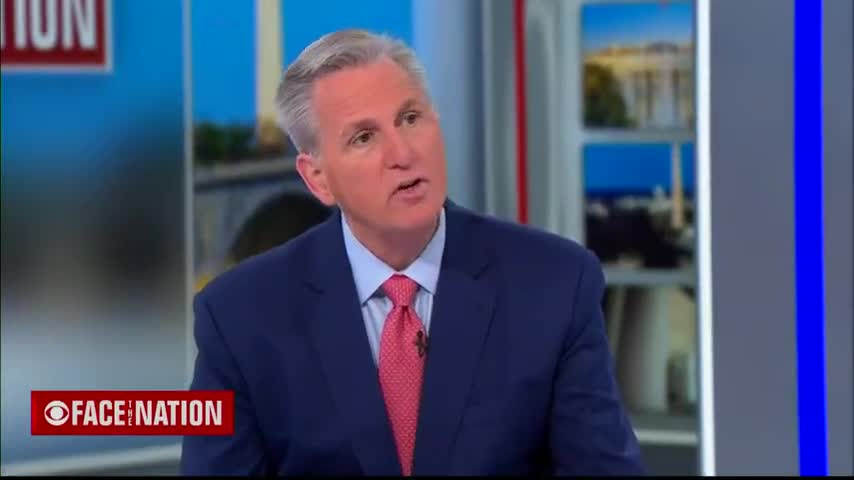 Kevin McCarthy NUKES Liberal CBS Host Over Her Bias