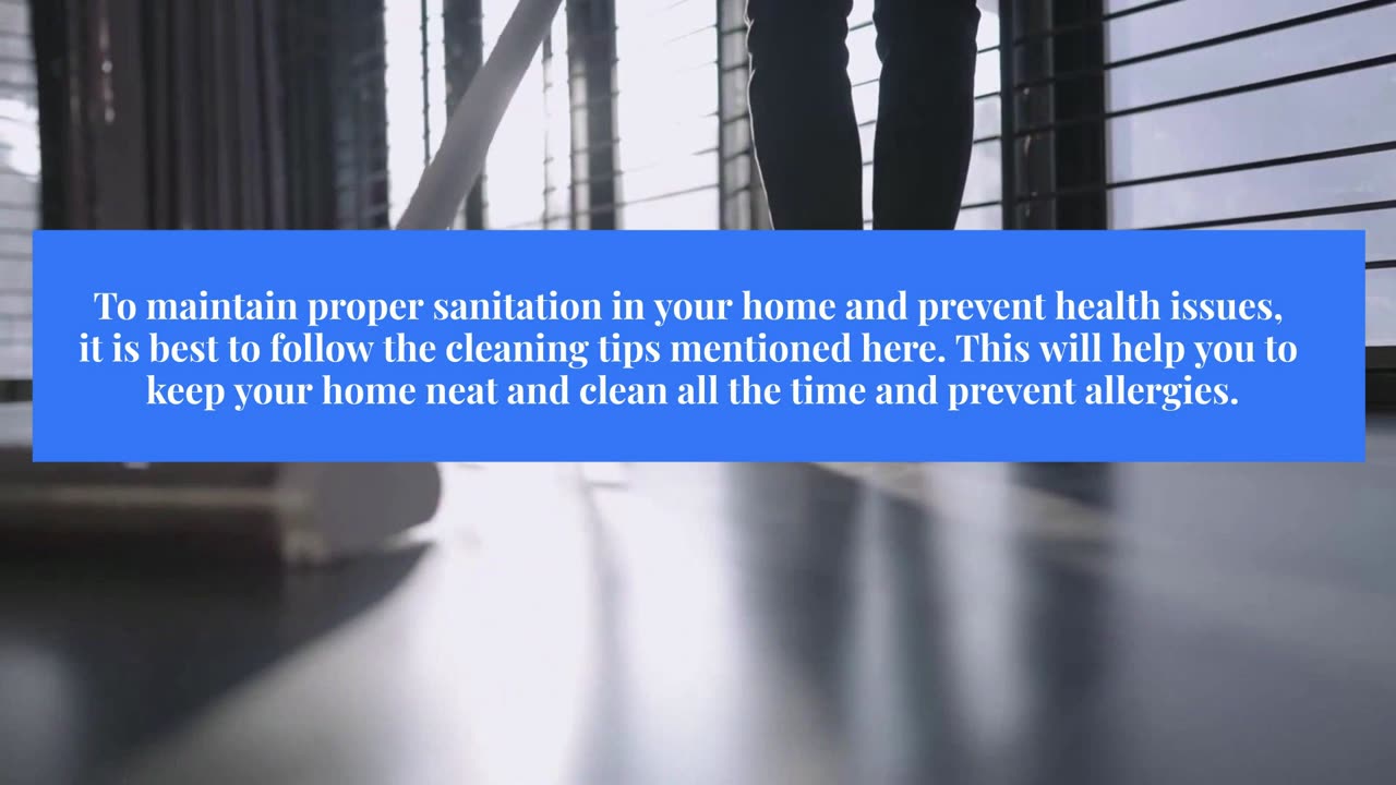 Quick House Cleaning Tips To Ease Allergies