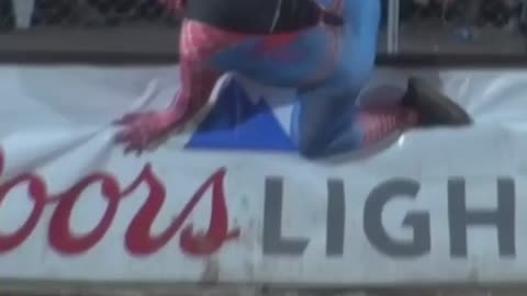 Spiderman get's side Job at Rodeo