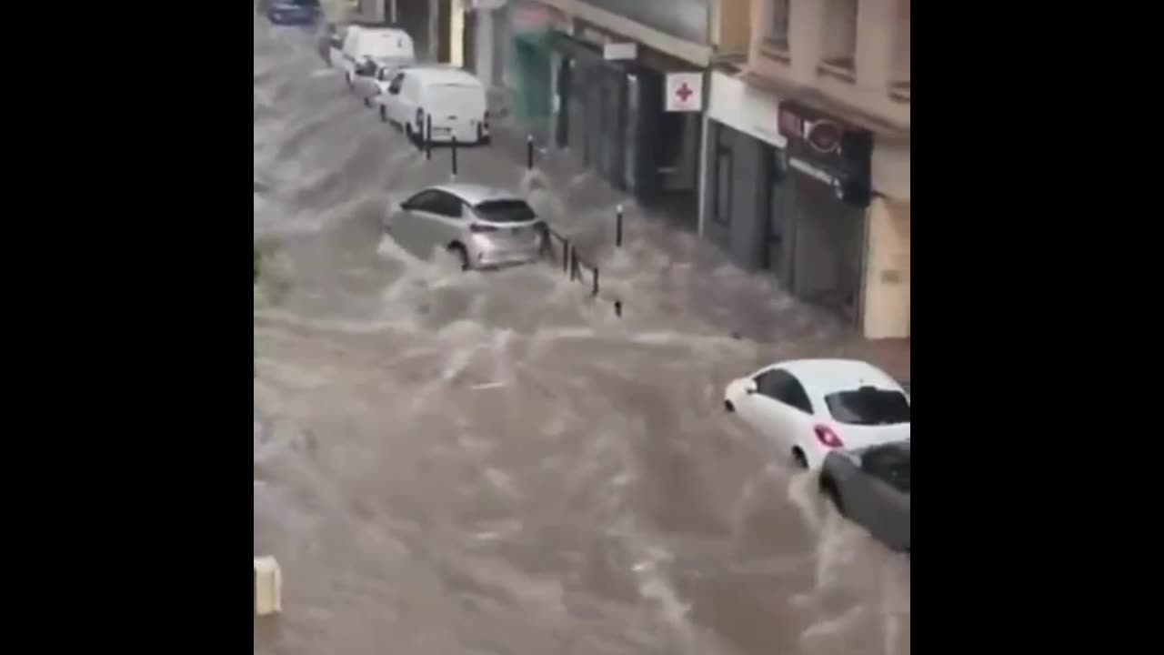 Flooding in Cannes France