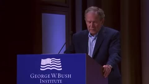 Bush Gaslights us on Russian Elections and Slips/Mock us about Iraq