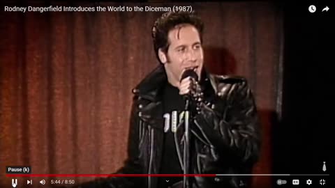 Rodney Dangerfield introduces the World to The Diceman in 1987