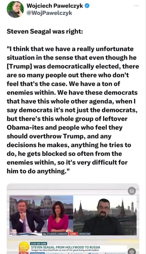 Steven Seagal Was Right