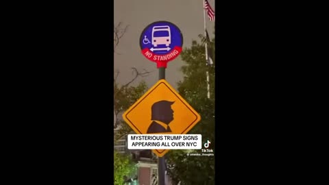 Mysterious Trump Signs Appearing All Over NYC