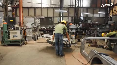 Inside Local Factory Building Jeep Vehicle Body by Hands