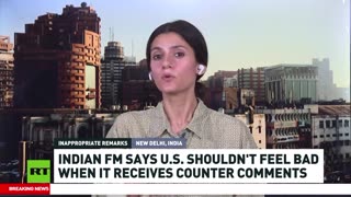 US shouldn’t feel bad when it receives counter comments – Indian FM