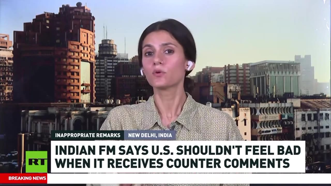 US shouldn’t feel bad when it receives counter comments – Indian FM