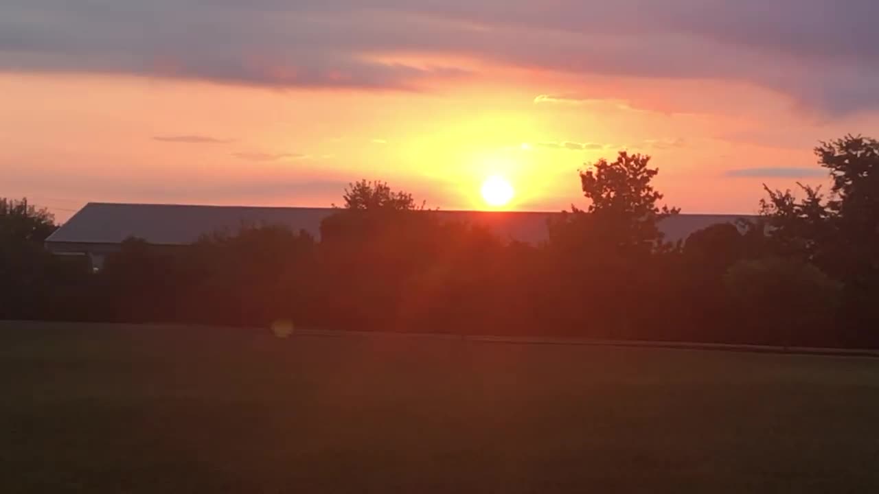 August 29, 2020 - Sunrise as Seen in Avon, Indiana