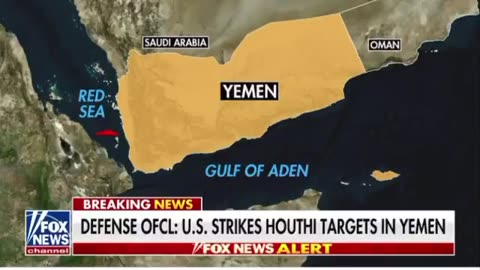 MAJOR: US Strikes Houthi Targets In Yemen