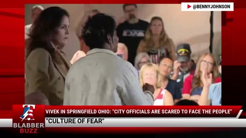 Vivek In Springfield Ohio: "City Officials Are Scared To Face The People"