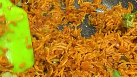 Tomato Rice 🍚 with ASMR Cooking sound recipe 👍▶️😁