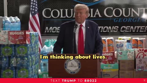 "I'm not thinking about voters right now. I'm thinking about lives.