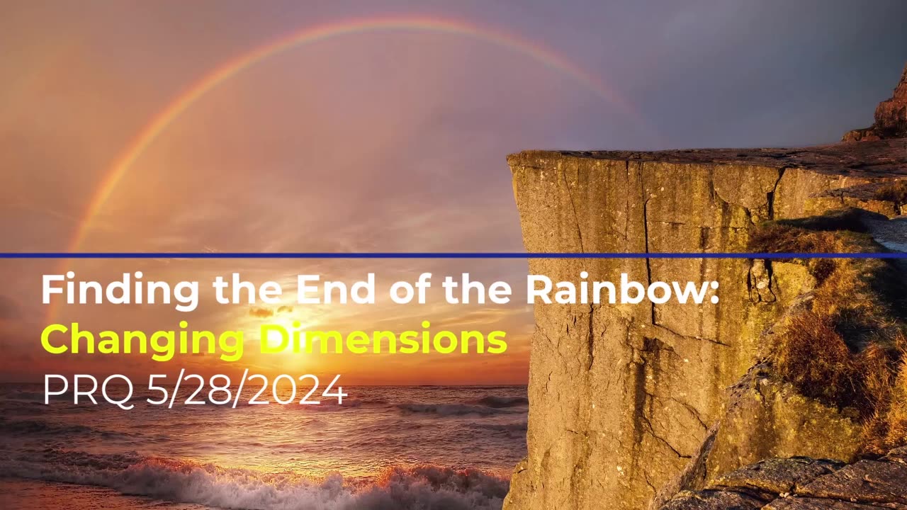 Finde das Ende des Regenbogens