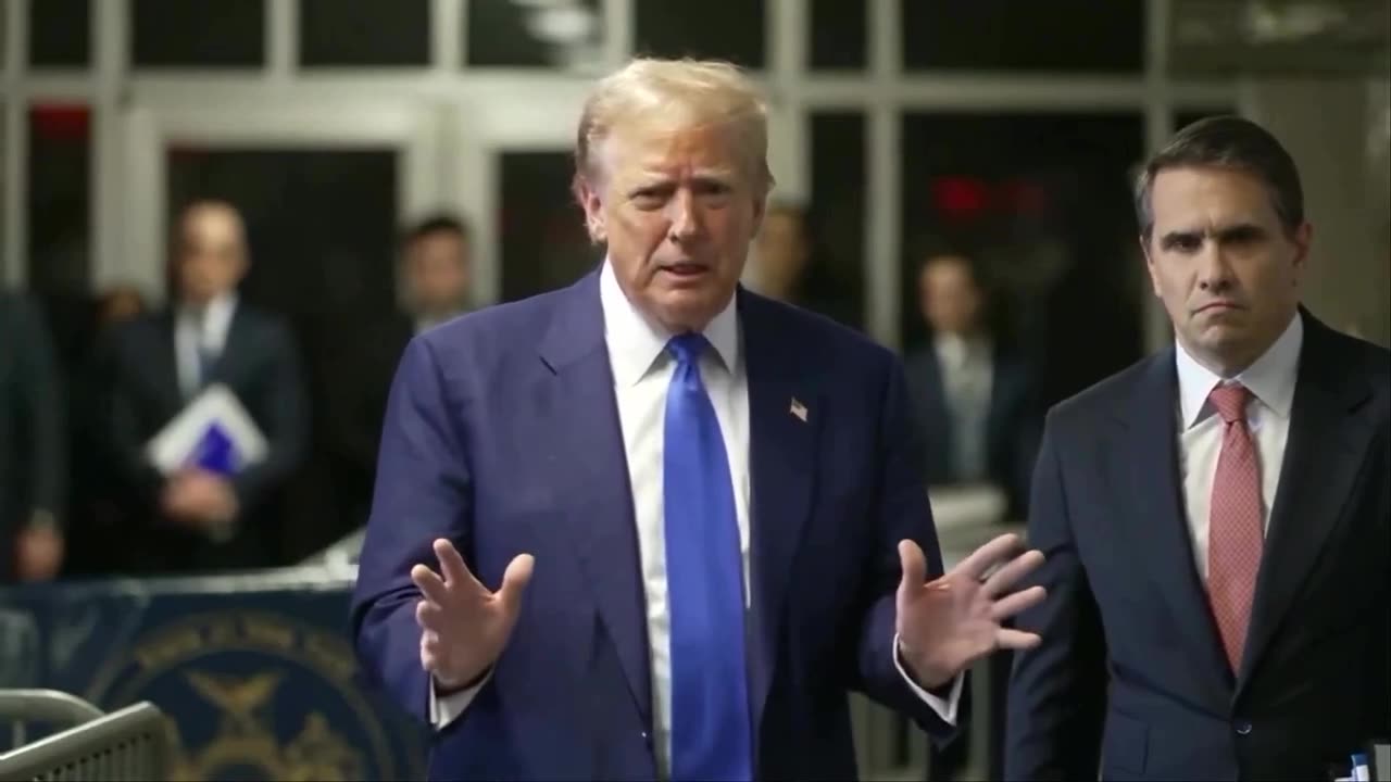 Trump | Speaks Outside of the Court Room on Day 11