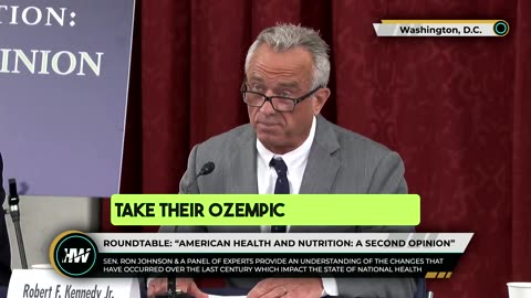 RFK Jr - “For half the price of Ozempic, we could purchase organic food for every American..."