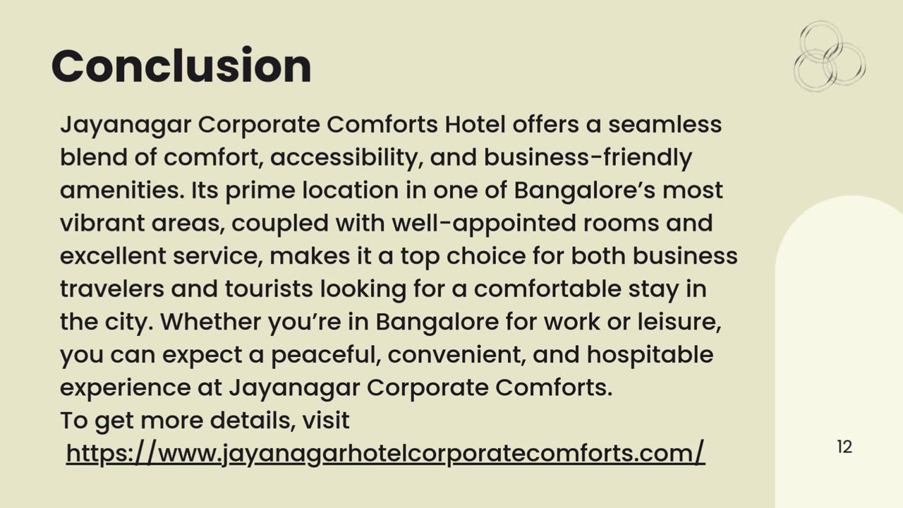 What to Expect from Jayanagar Corporate Comforts Hotel