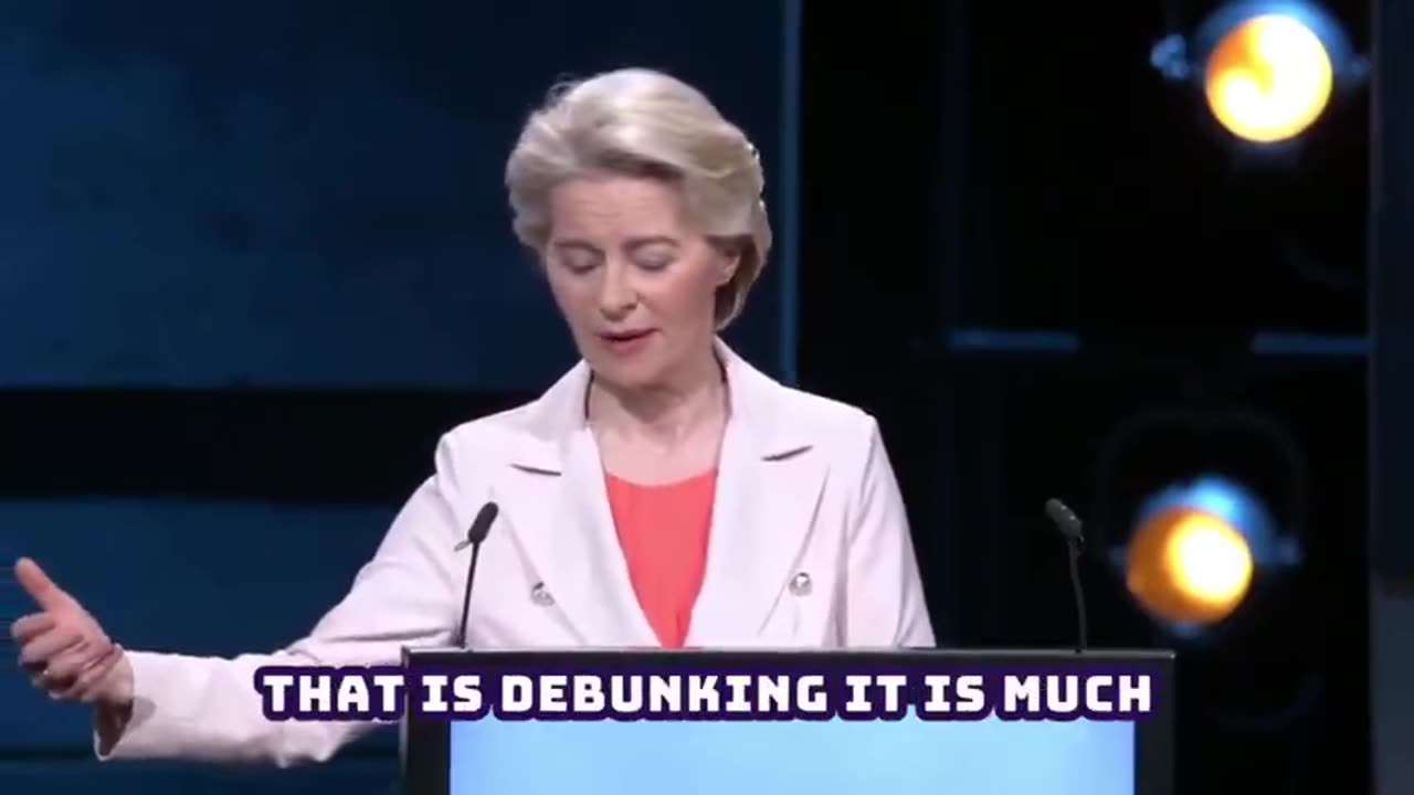 Ursula Von der Leyen Vows To ‘Vaccinate’ EU Population Against