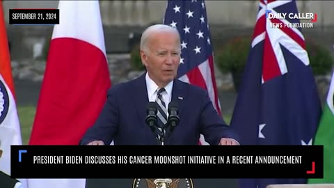 President Biden Discusses His Cancer Moonshot Initiative In A Recent Announcement