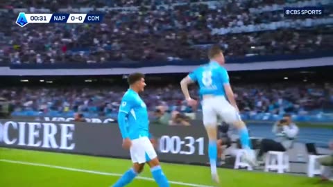 Scott McTominay scores first Serie A goal for Napoli in just 26 seconds