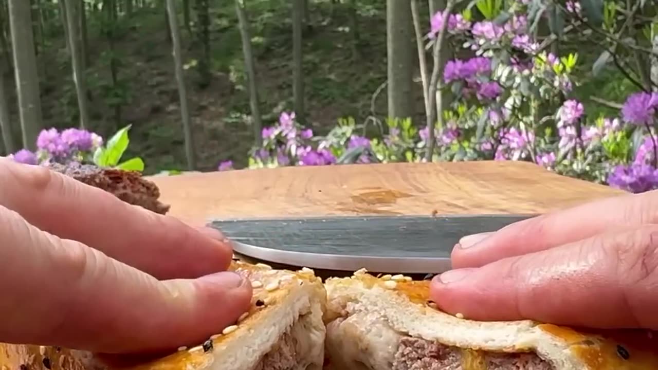 kiremitte hamsili pilav pişirme Cooking rice with anchovies on bricks in winter camping