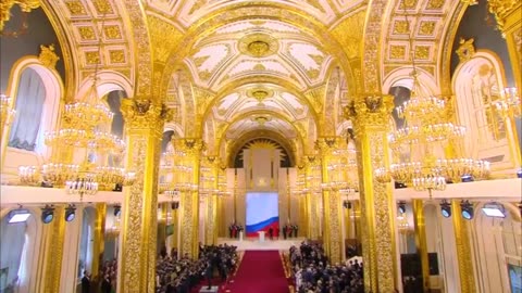 Scenes of President Putin's Inauguration