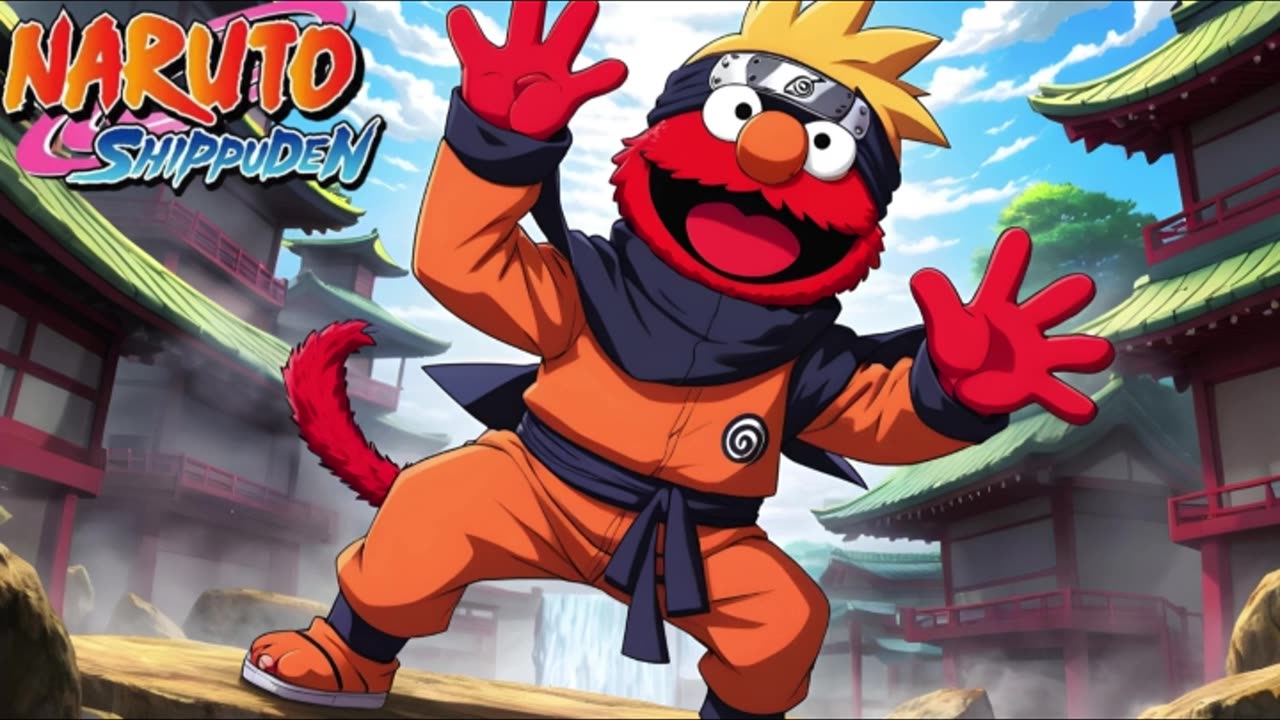 [Elmo sings/AI Cover] Naruto: Shippuden Opening 12 | Daisuke - Moshimo