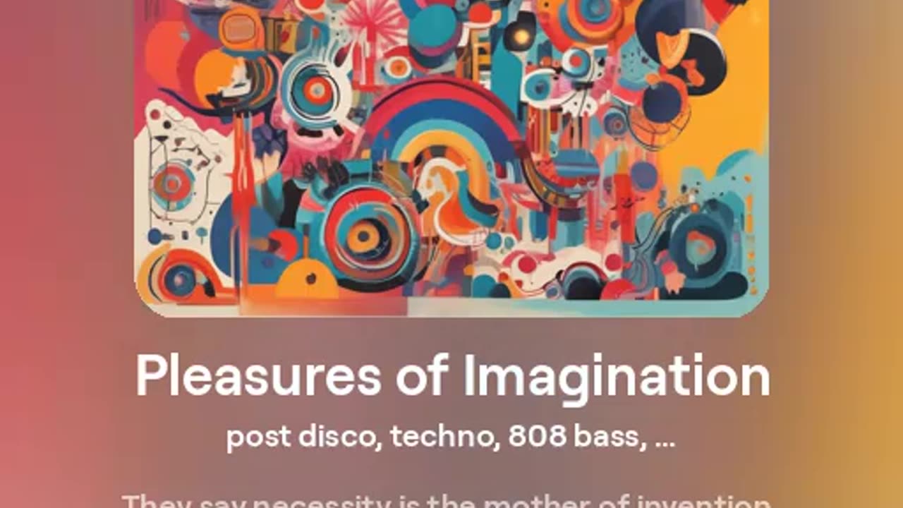 Pleasures of Imagination (2.0)(Disco)