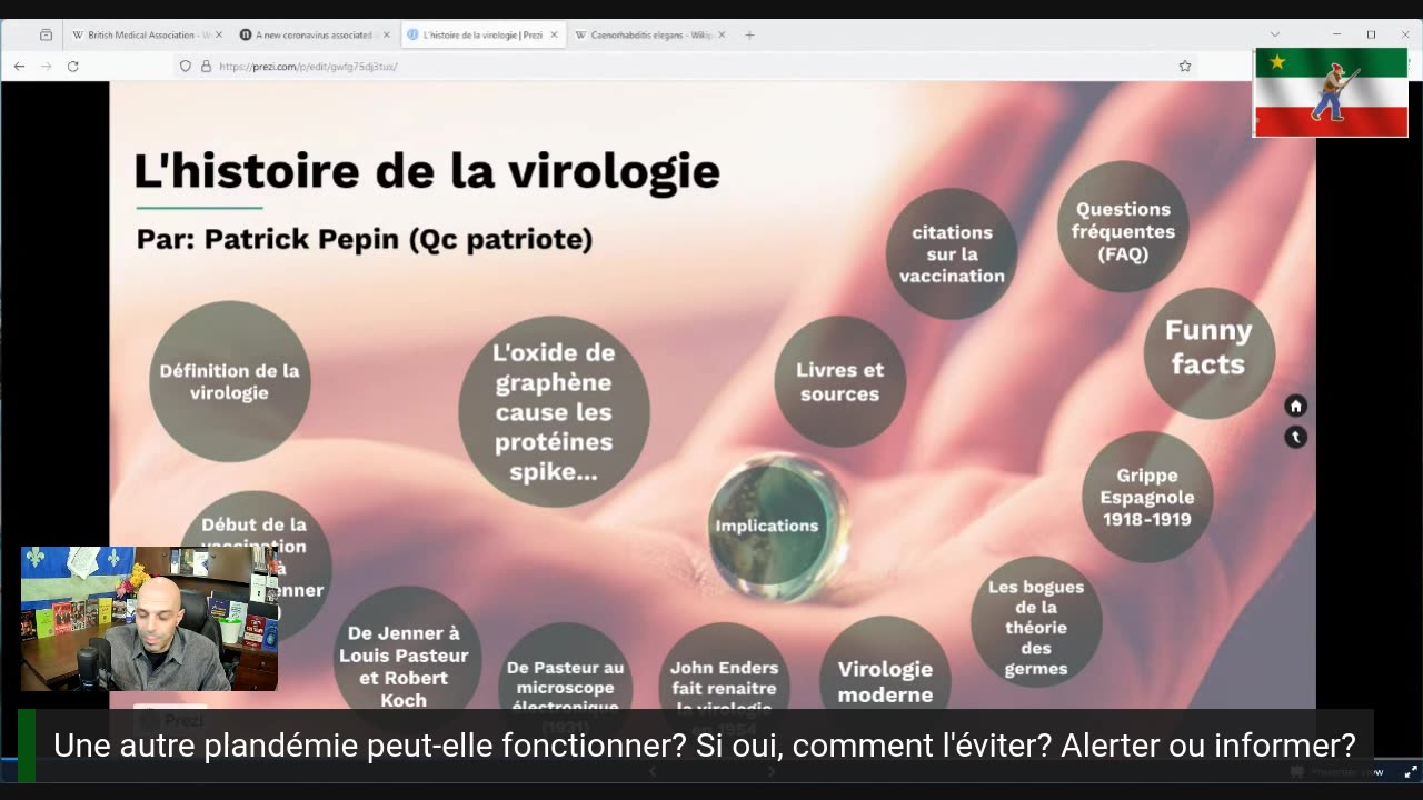 Live 158: Le traité pandémique de l'OMS est-il une menace? Retour sur la virologie depuis Pasteur...