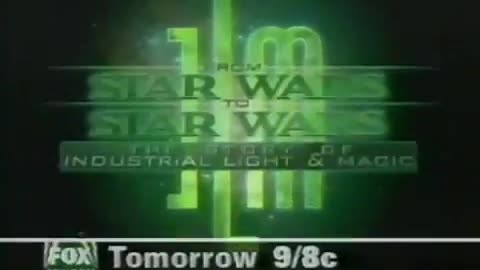 June 15, 1999 - Promo for 'From Star Wars to Star Wars' with George Lucas