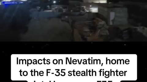 IDF F-35 Airbase In Israel 🇮🇱 Gets Flattened By Endless Missiles