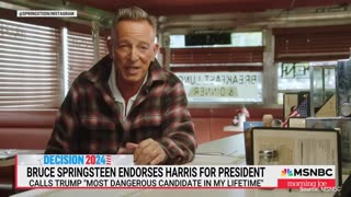 "Brainwashing Victim": Woke Singer Springsteen Called Out After Endorsing Kamala [WATCH]