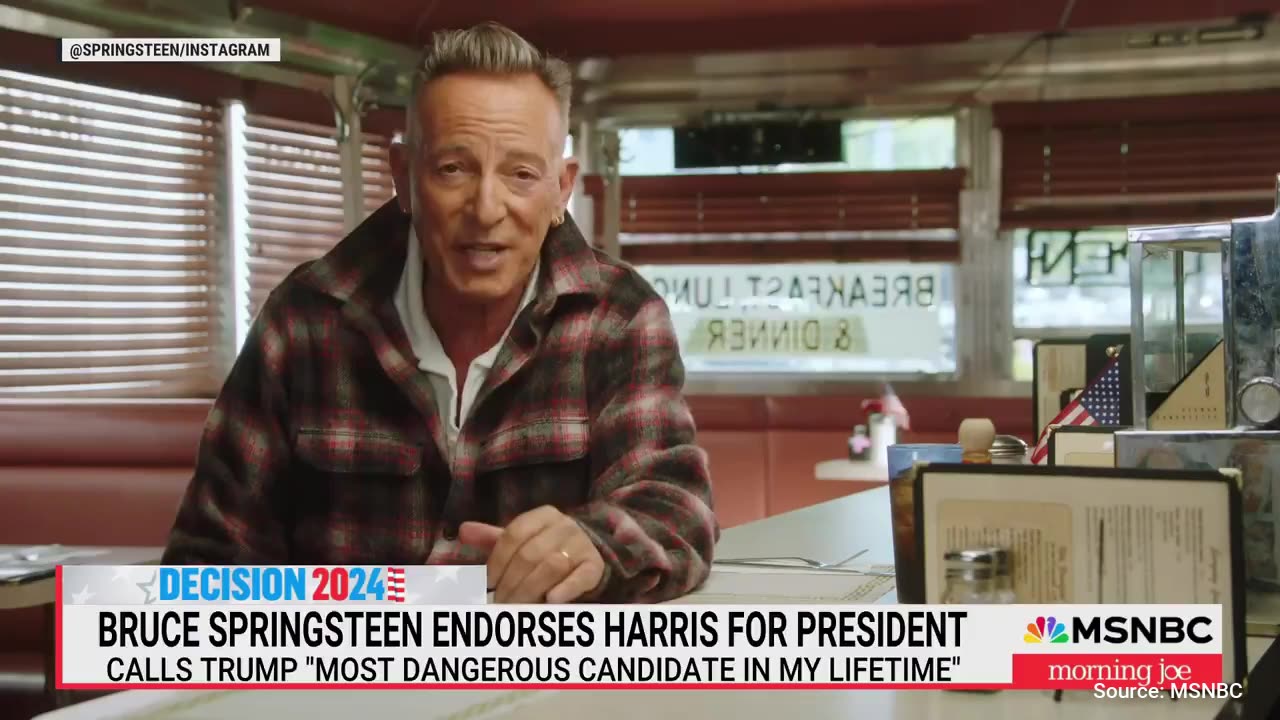 "Brainwashing Victim": Woke Singer Springsteen Called Out After Endorsing Kamala [WATCH]